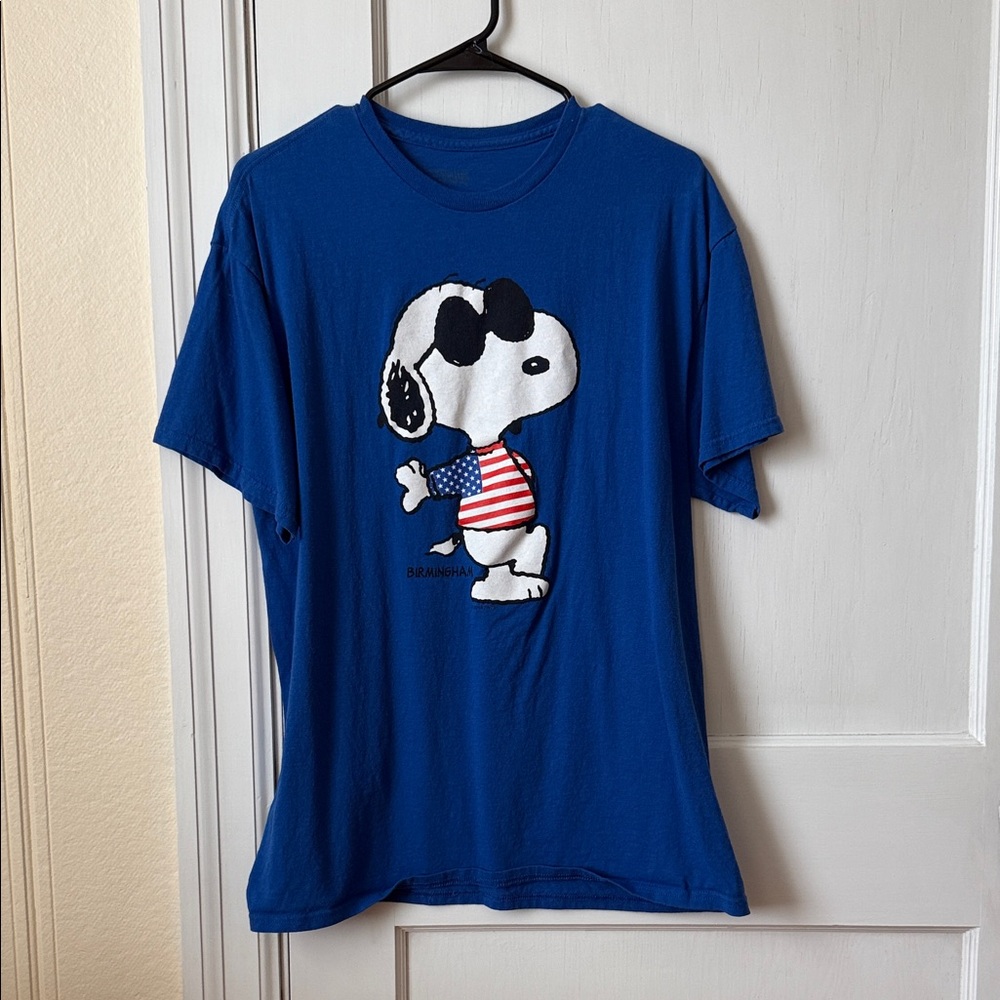 Blue Snoopy Peanuts T-Shirt Birmingham